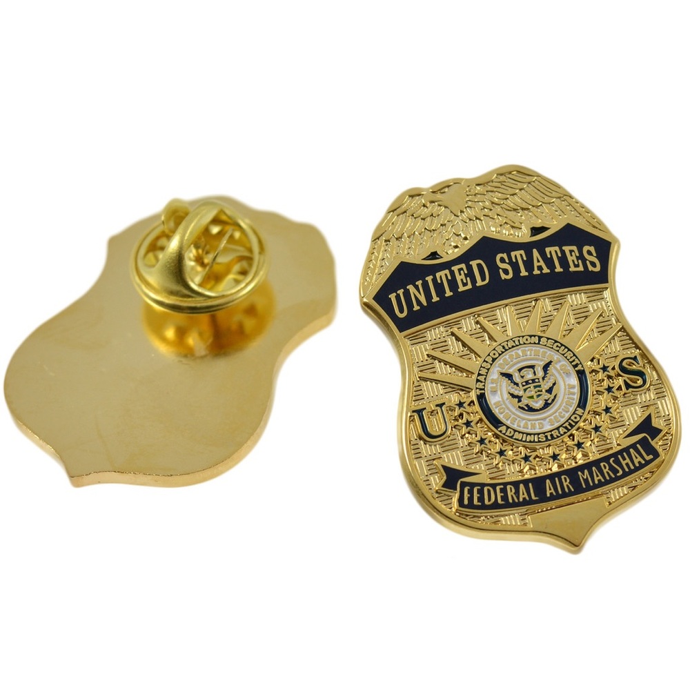 United States US Federal Air Marshal TSA New York Badge Pin